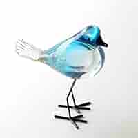 Amazon.co.jp: 鳥 置物 オブジェ ガラス かわいい インテリア